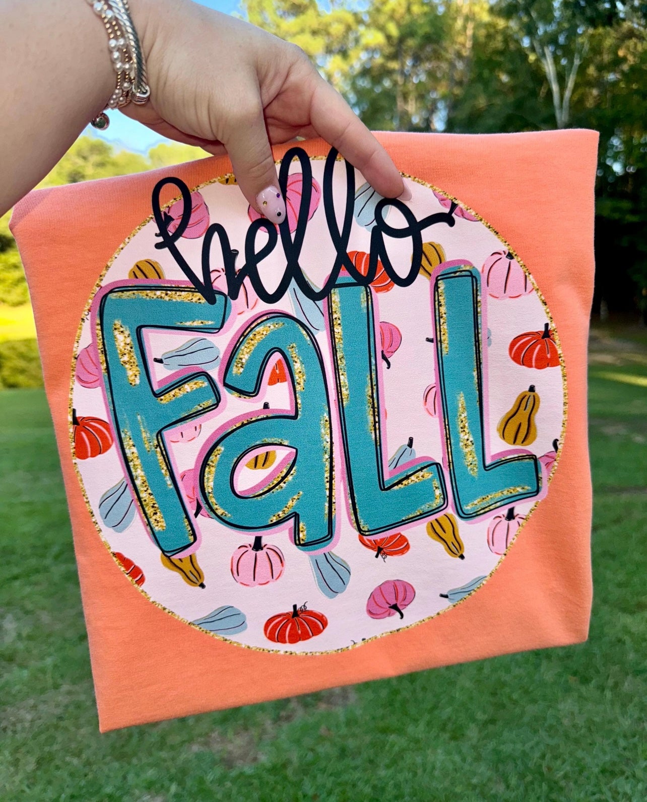 Hello fall tee