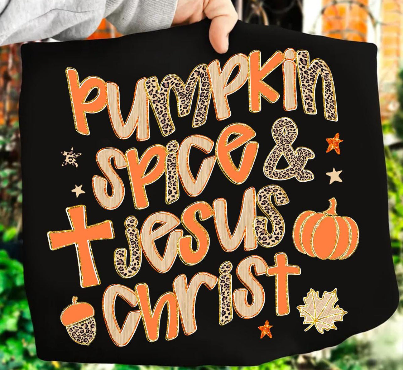 Pumpkin spice & Jesus Christ tshirt