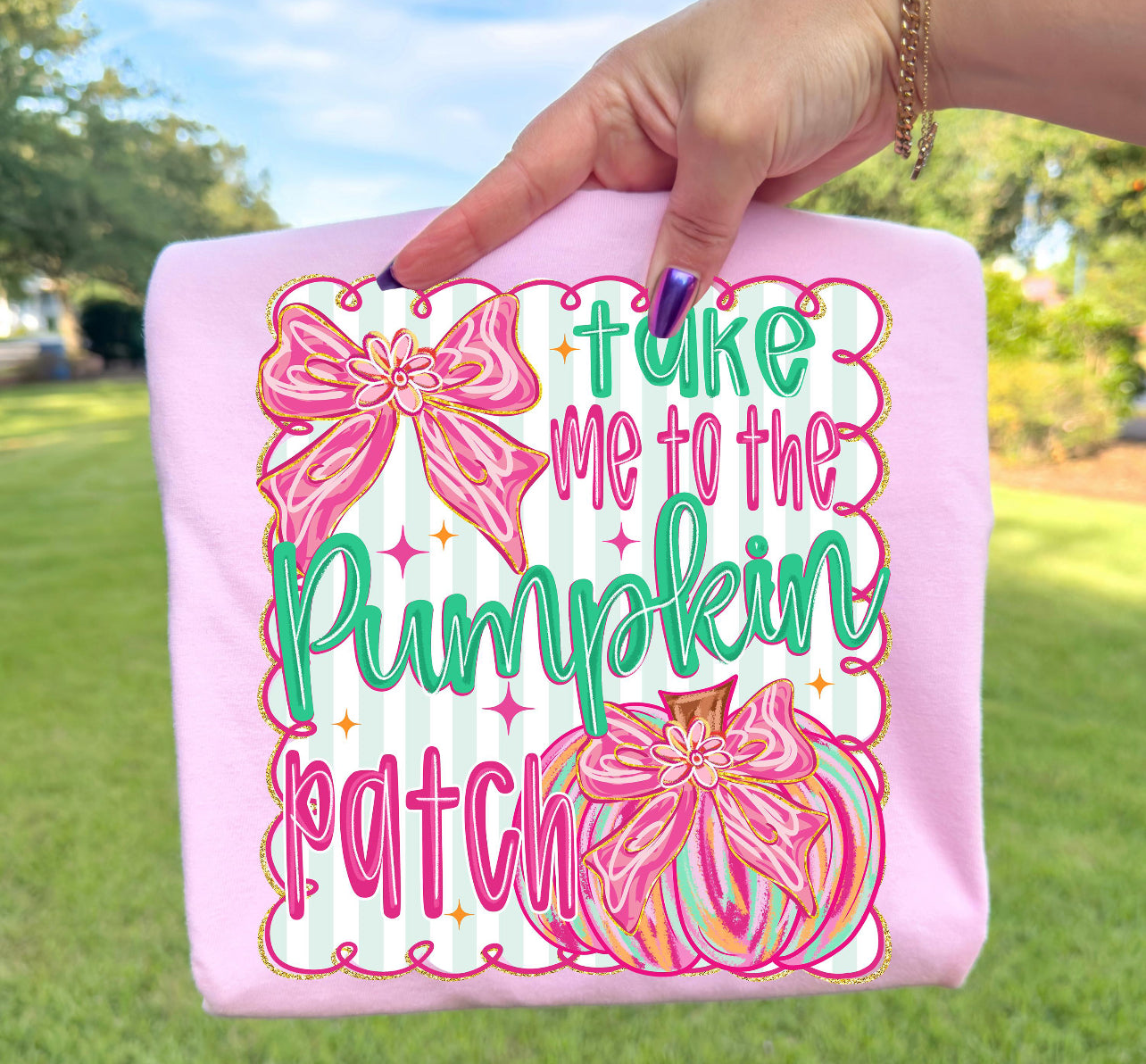 Take me to the pumpkin patch tee