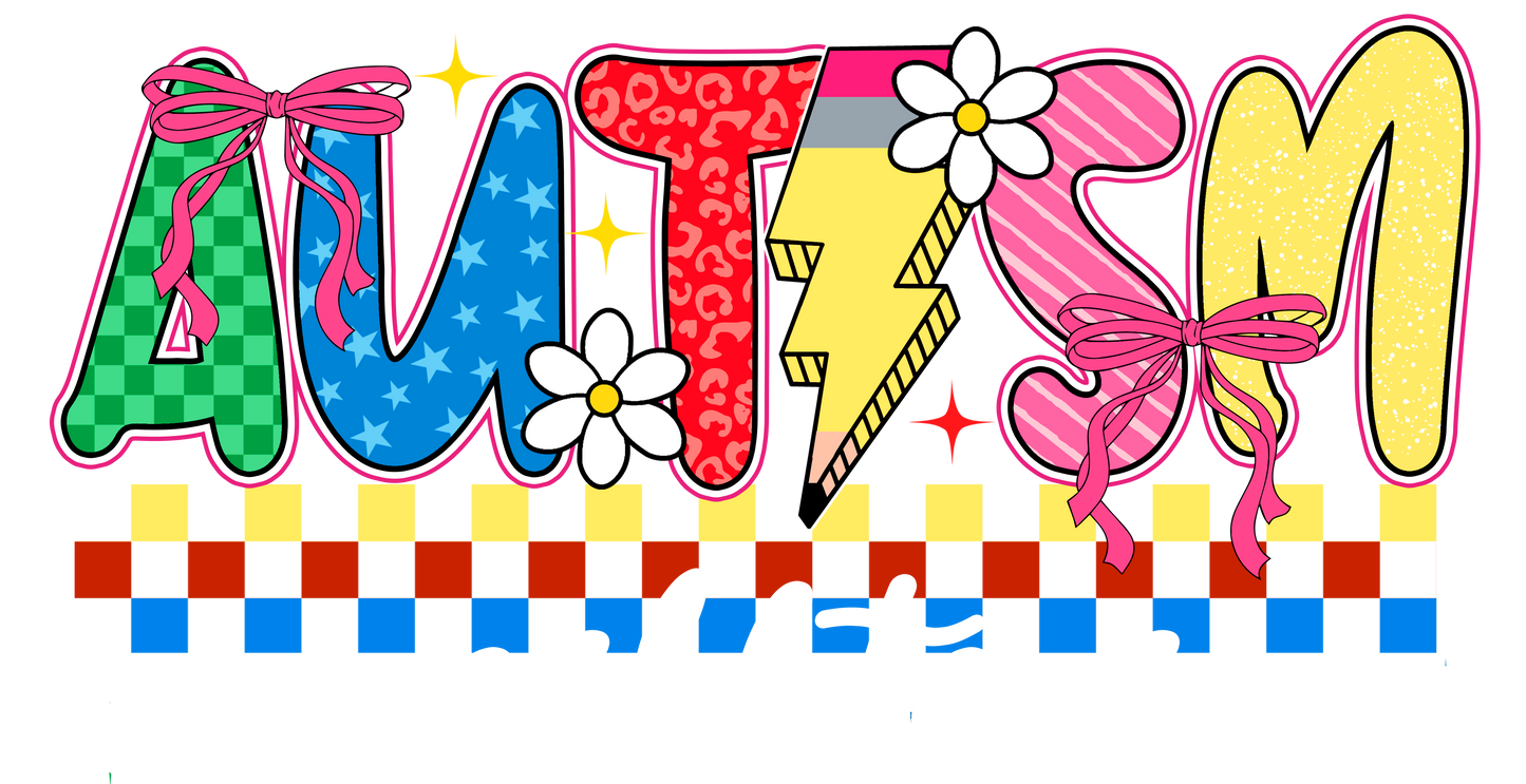 Autism tour one DTF or Sublimation Transfer ONLY