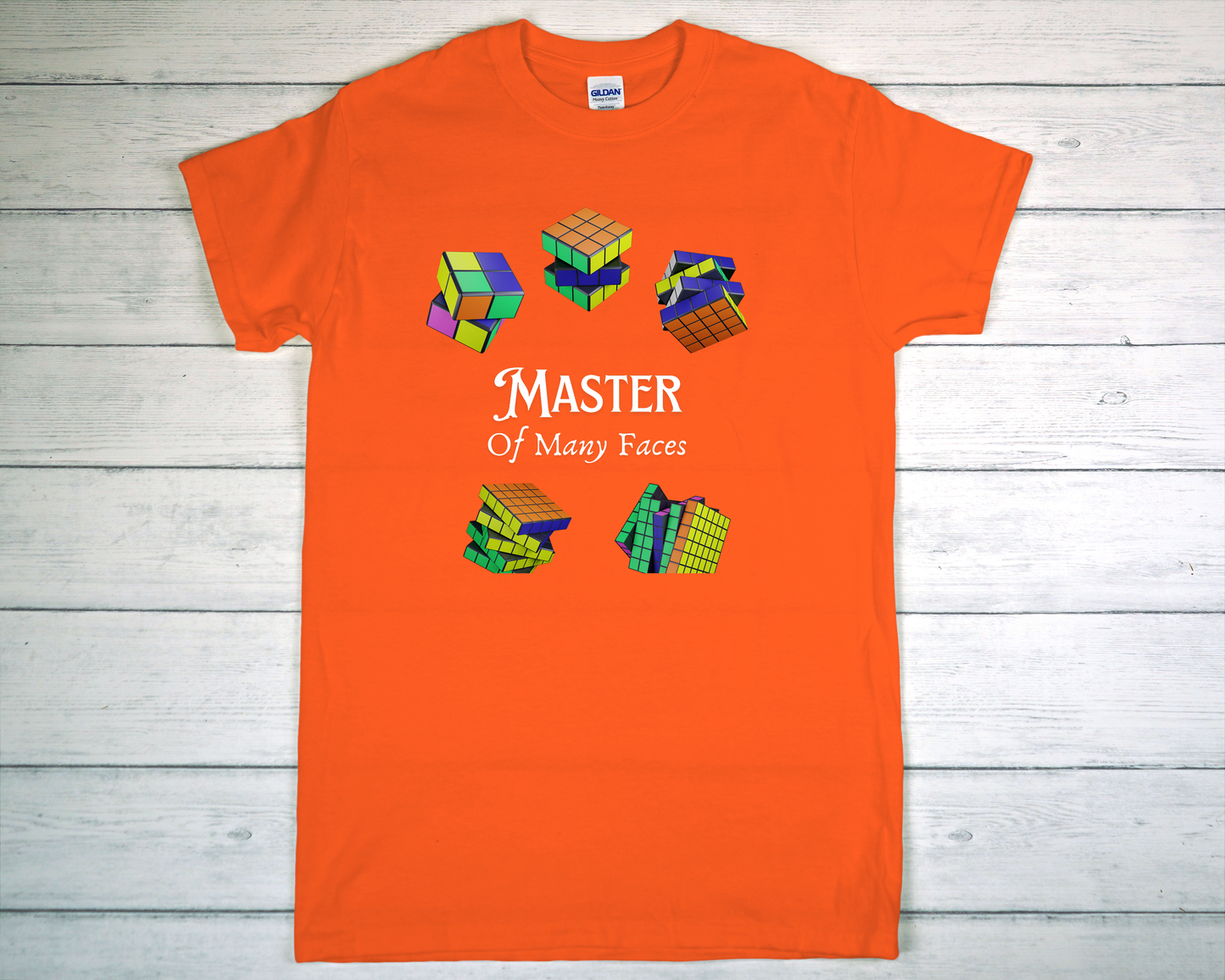 Master Of Many Faces Cuber Tee
