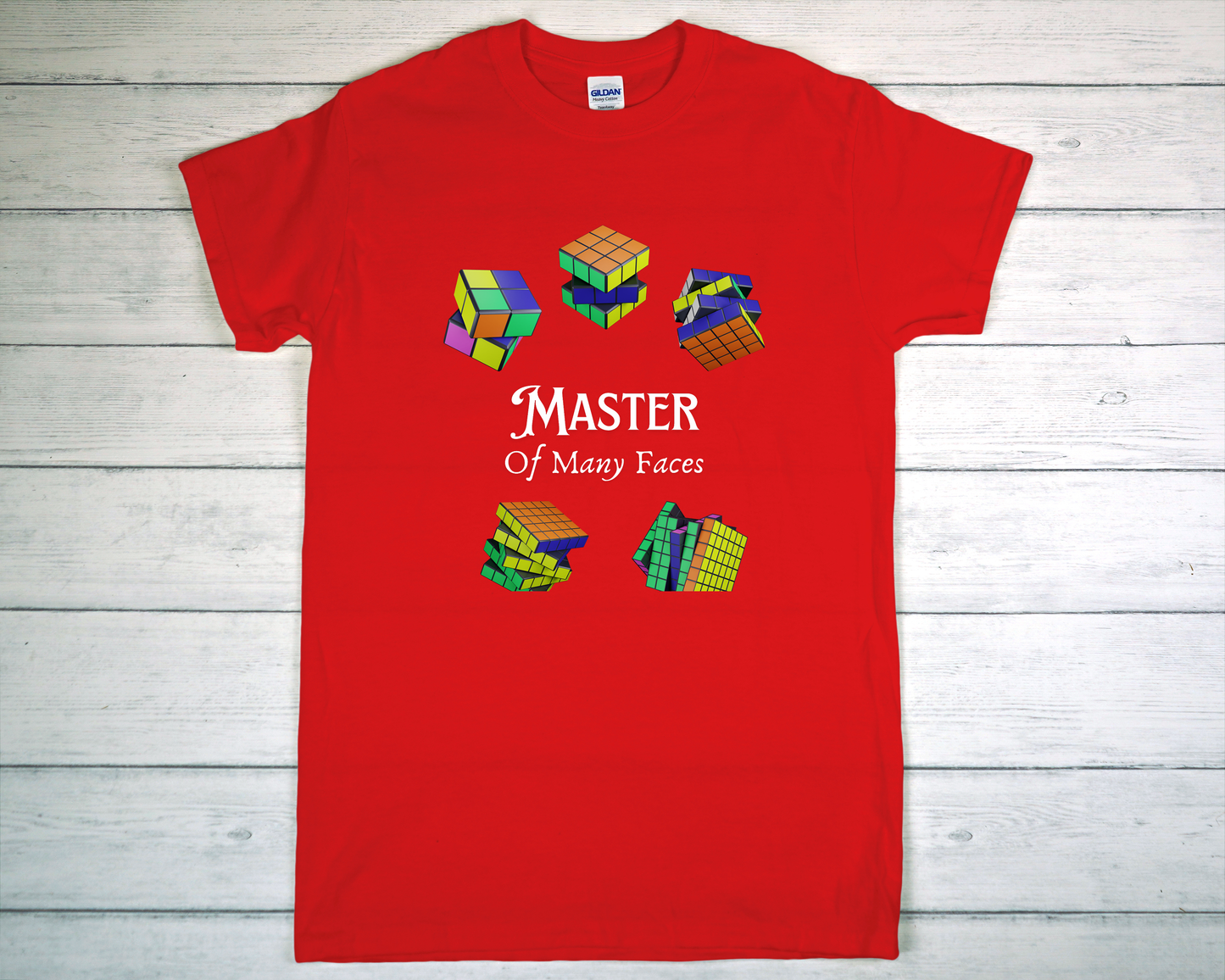 Master Of Many Faces Cuber Tee