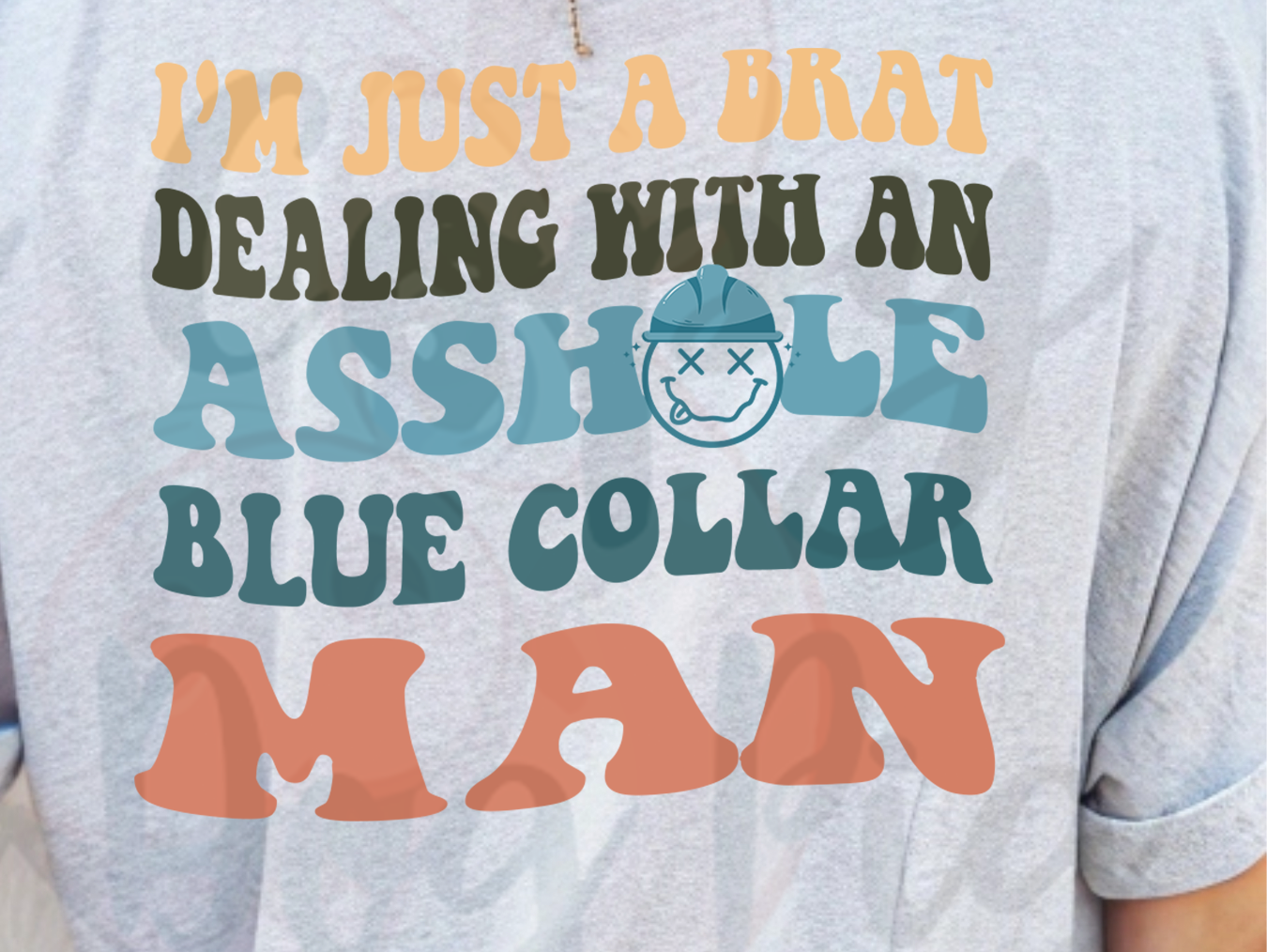 Blue Collar better half tee