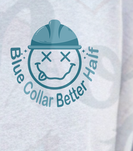 Blue Collar better half tee