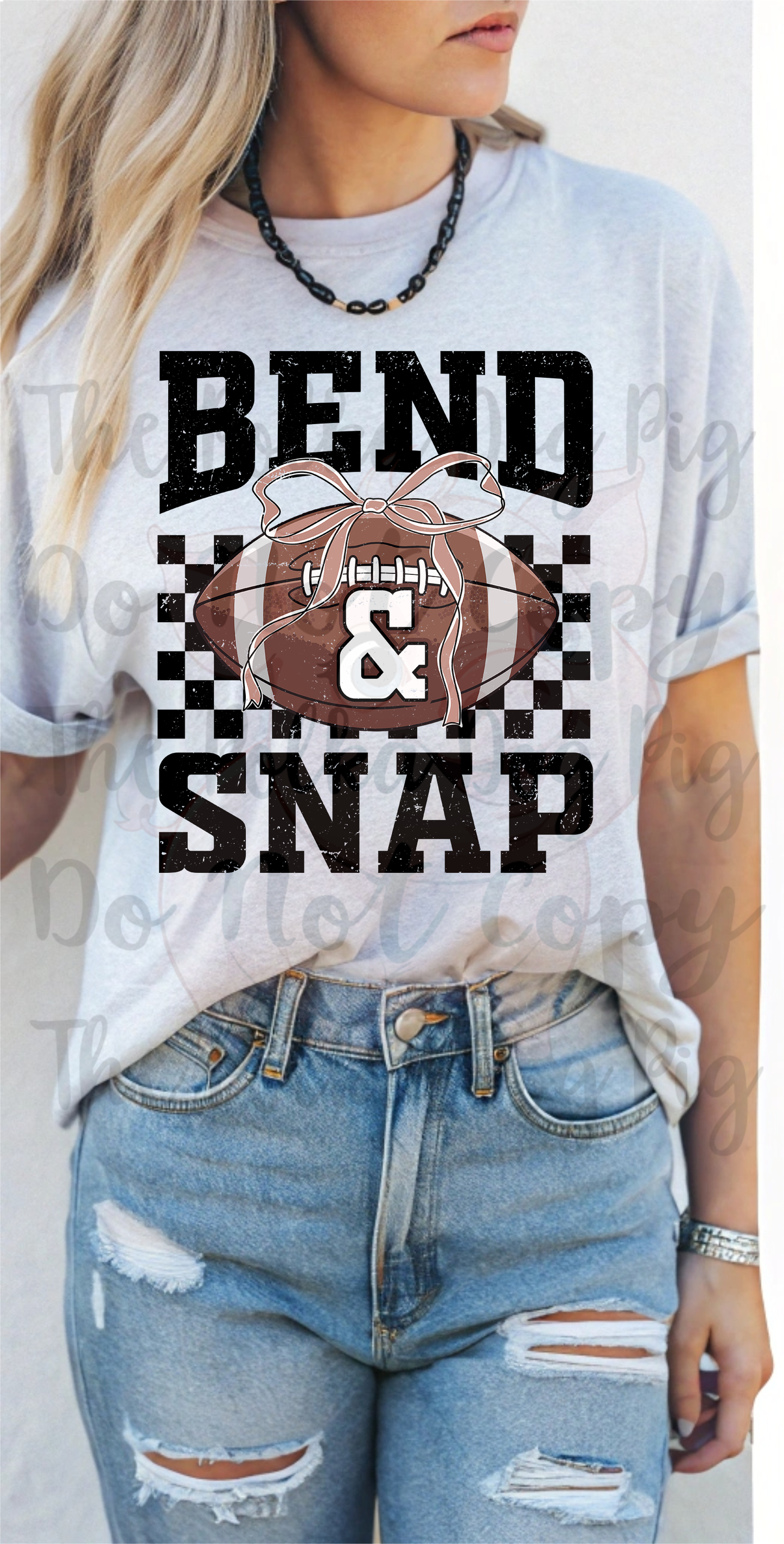 Bend and Snap football print ONLY