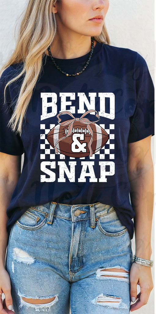 Bend and Snap football print ONLY