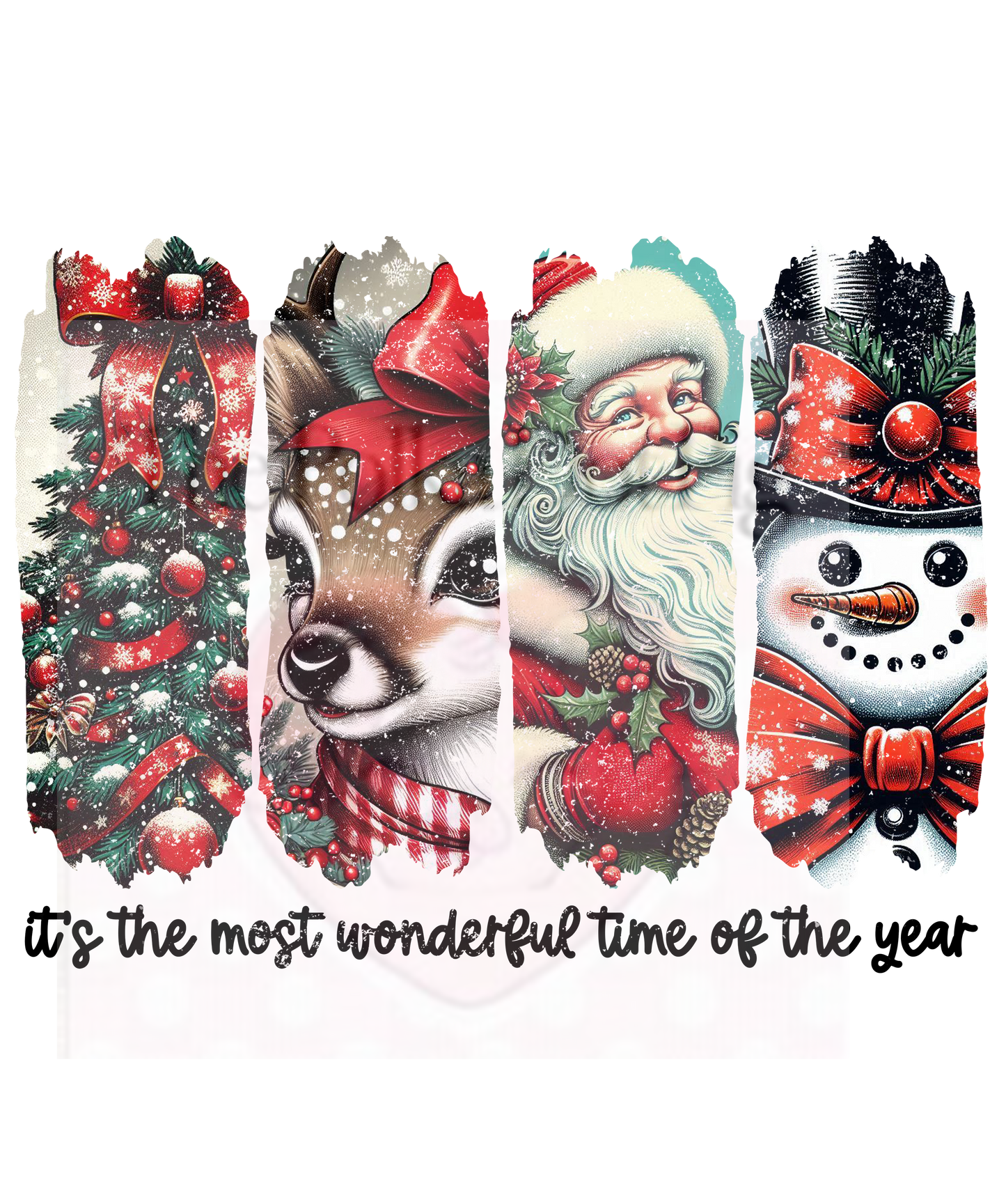 Retro It's the most wonderful time of the year Print ONLY
