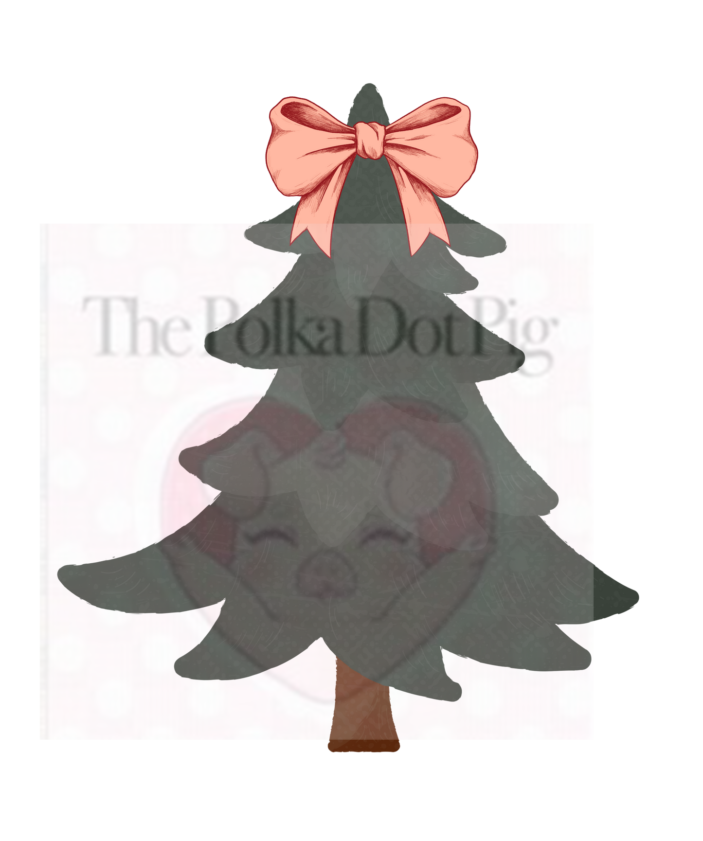 Have Yourself A Merry Little Christmask Tree Pocket PRINT ONLY
