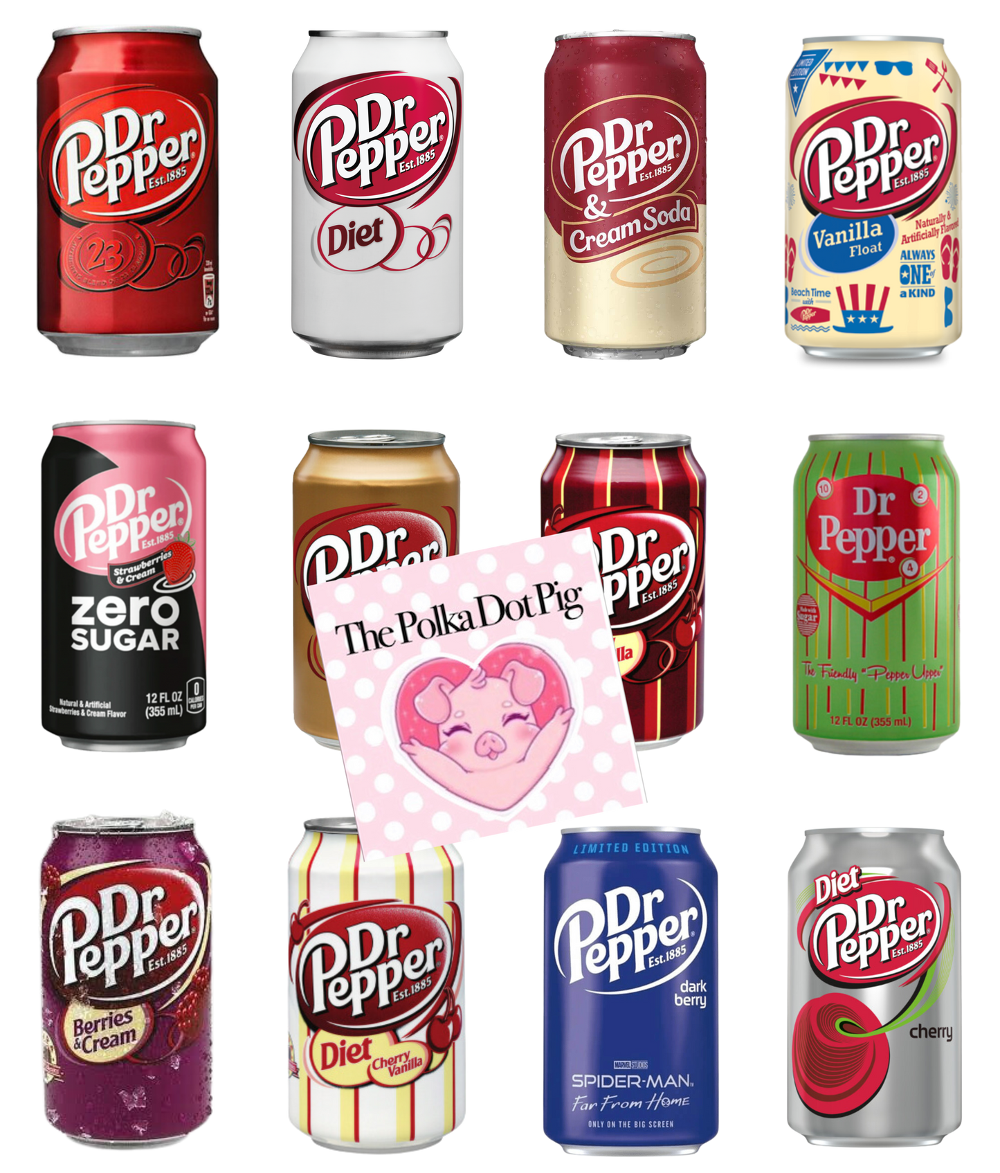 Dr Pepper DTF or Sublimation Transfer ONLY