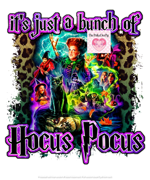Hocus Pocus DTF or Sublimation Transfer ONLY