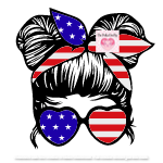 US Girl Kid Life DTF or Sublimation Transfer ONLY