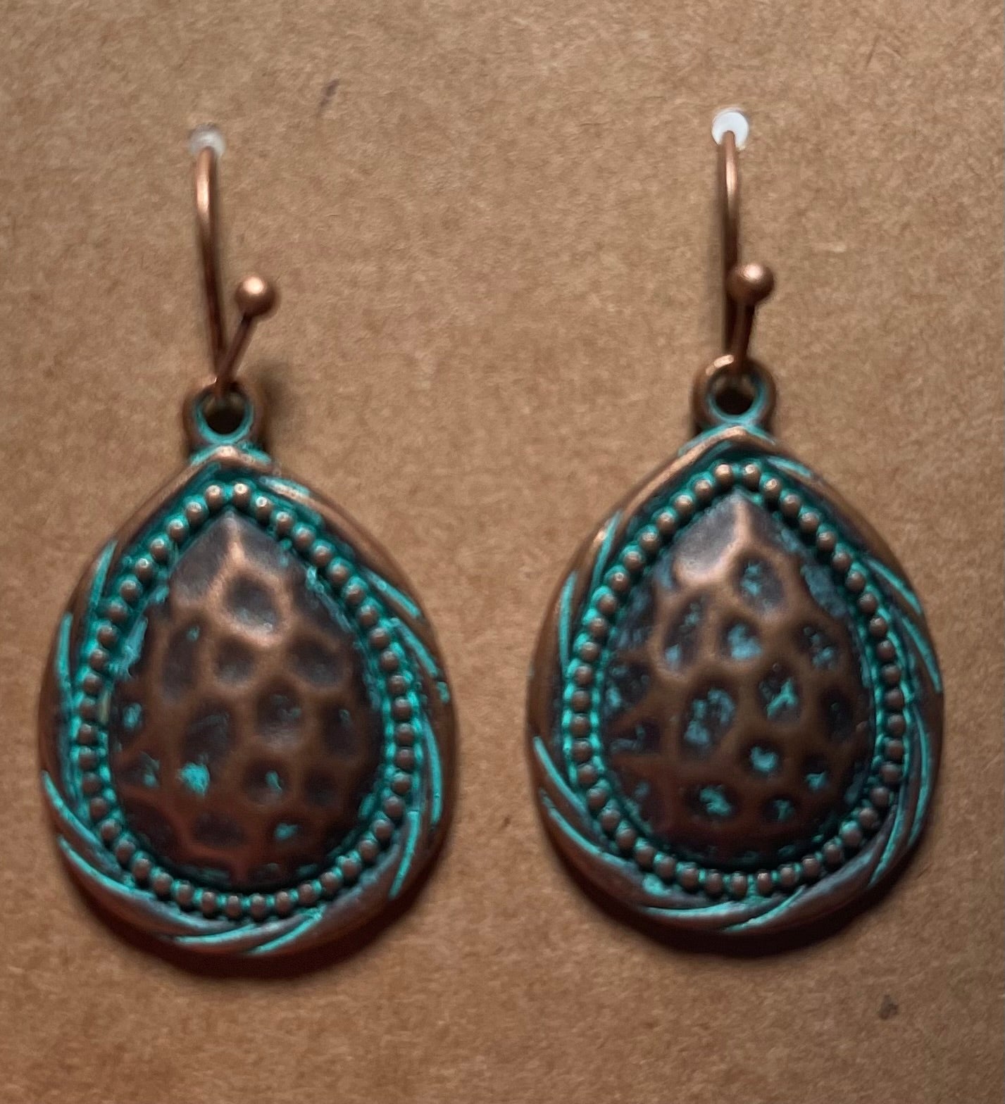 Antique hammer style earrings