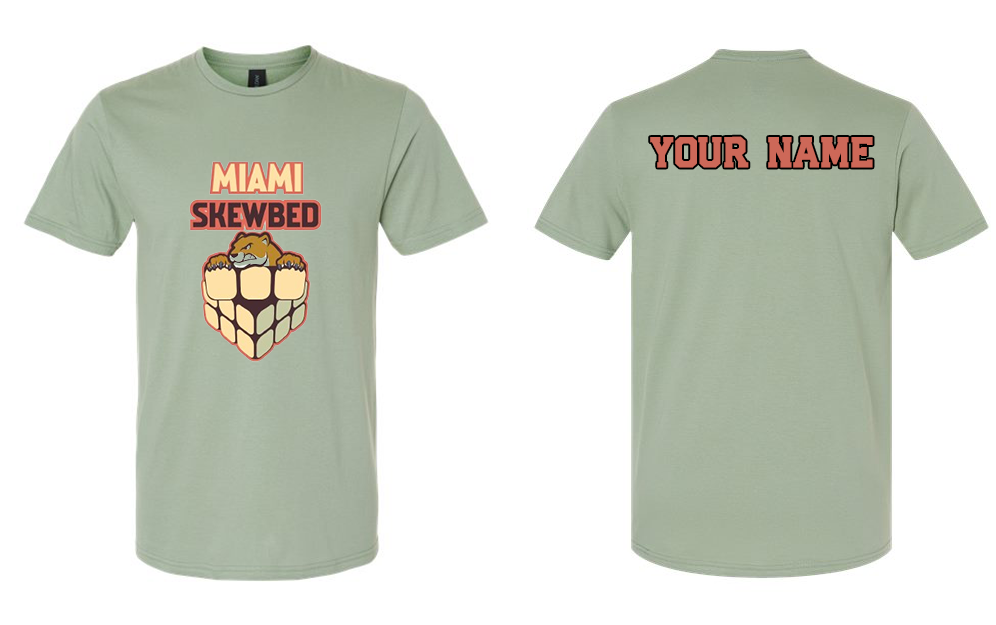 MIAMI SKEWBED TEES