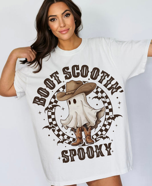 Boot scootin’ spooky tshirt