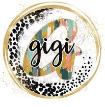 Custom round name design shirt