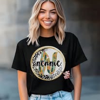 Custom round name design shirt