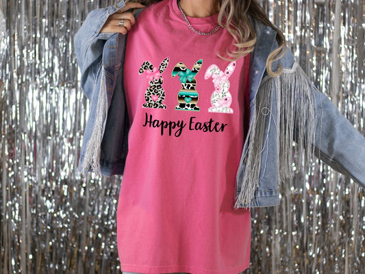 3 bunny happy easter