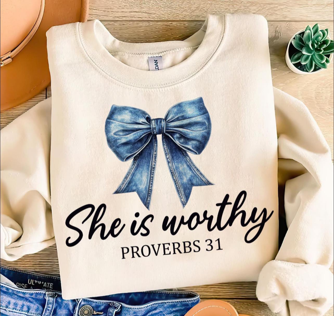 She is worthy shirt