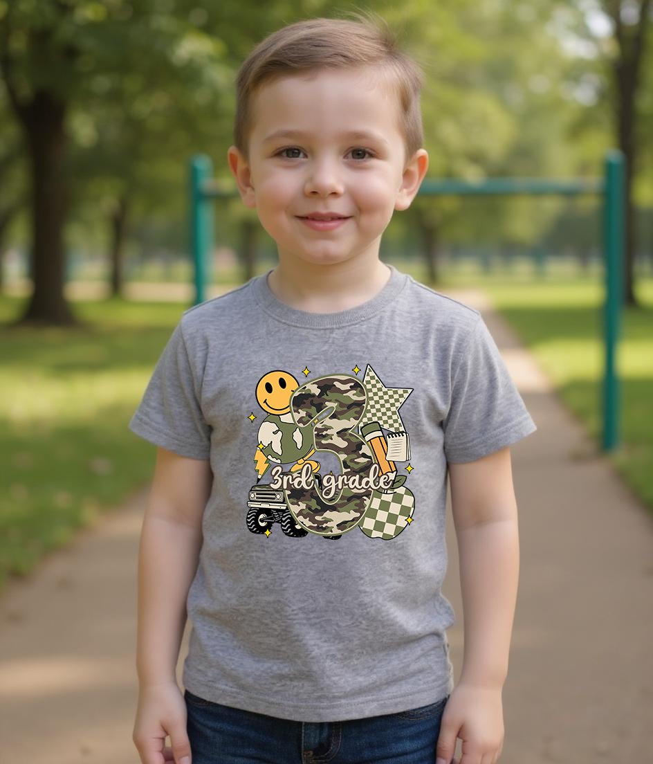 back to school camo tees