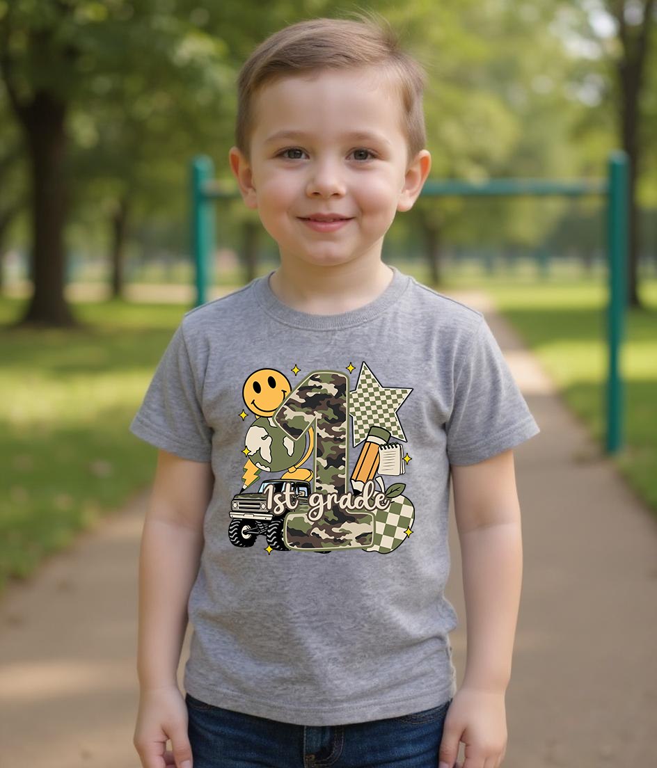 back to school camo tees