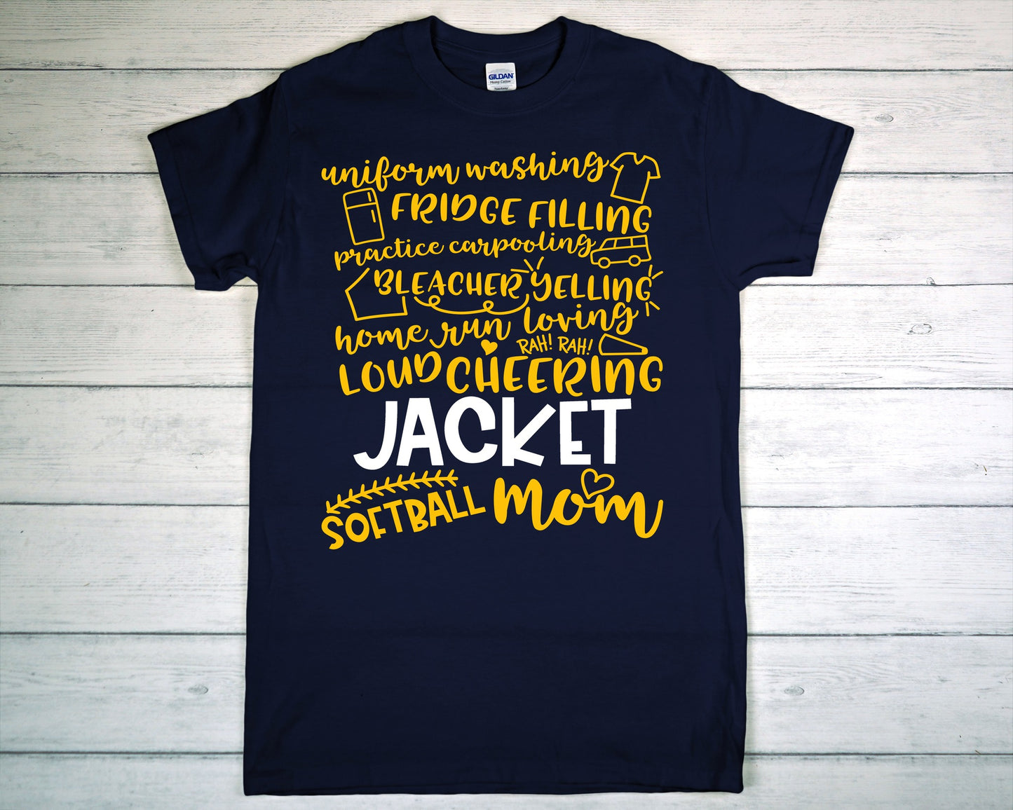 jackets softball mom tee