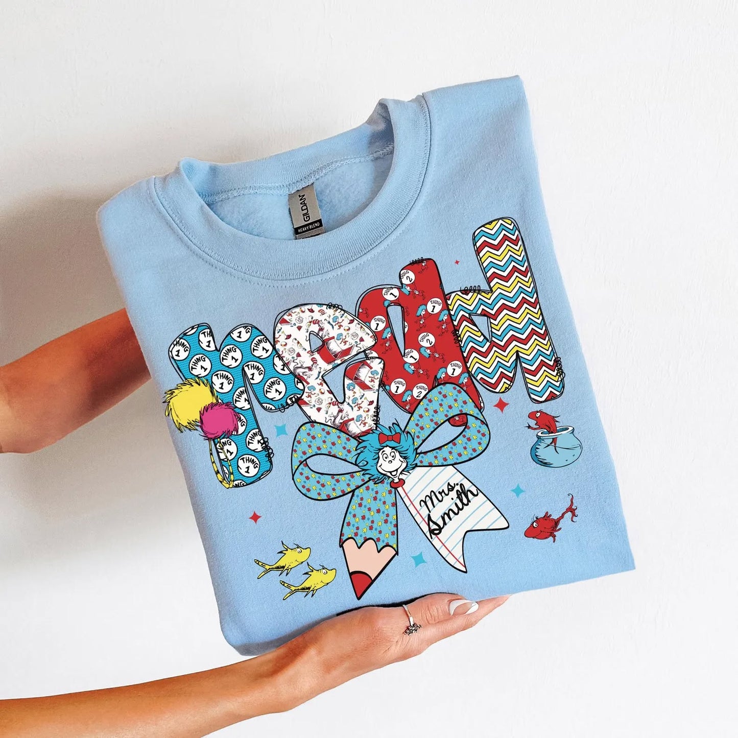 Read personalized dr. Seuss tee