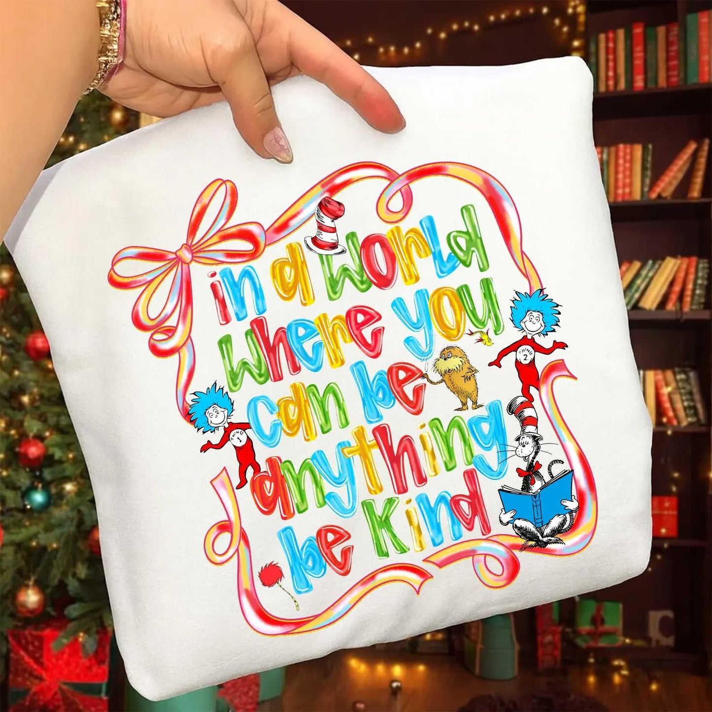 In a world where you can be anything tee