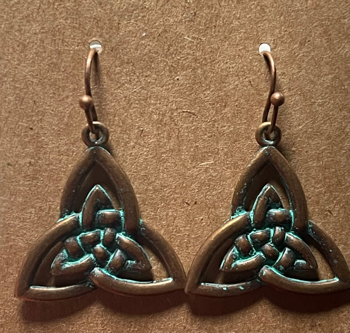 Aztec design earrings