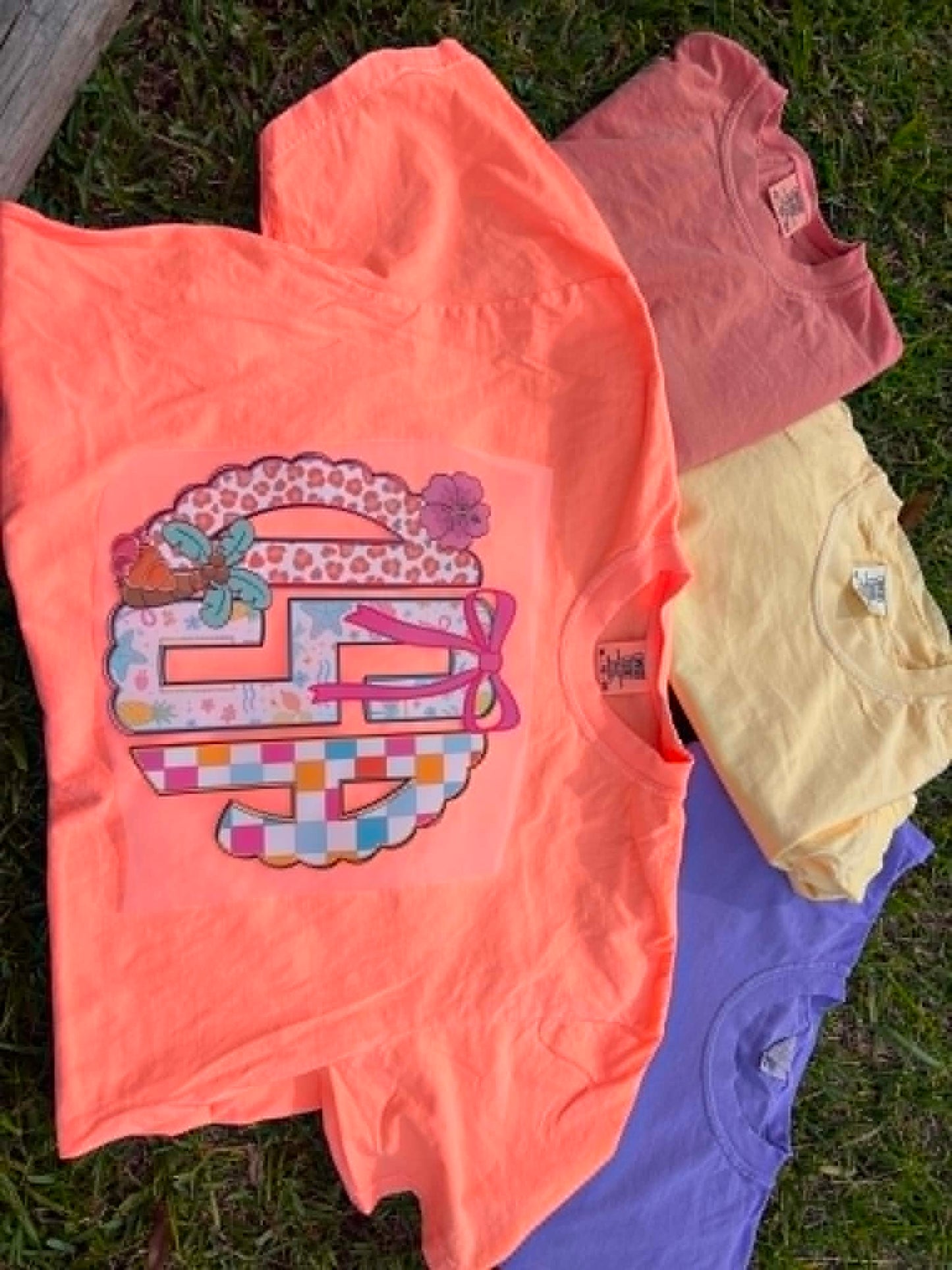 Summer initial tees