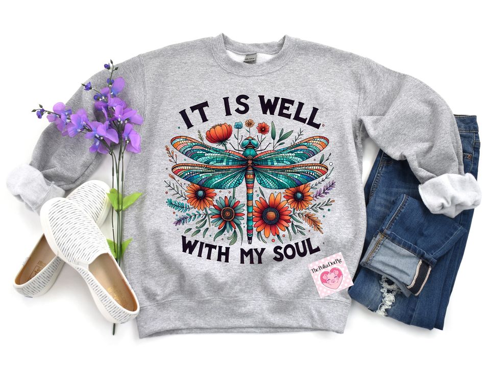 It Is Well with My Soul Dragonfly Shirt