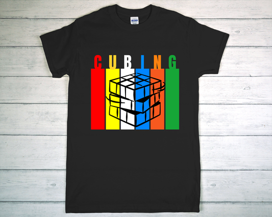 Colorful Cubing Tee
