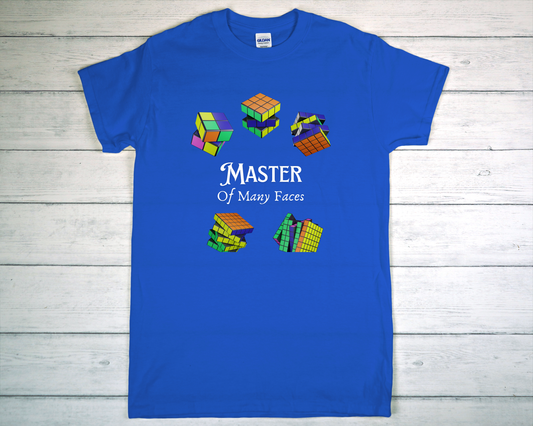 Master Of Many Faces Cuber Tee