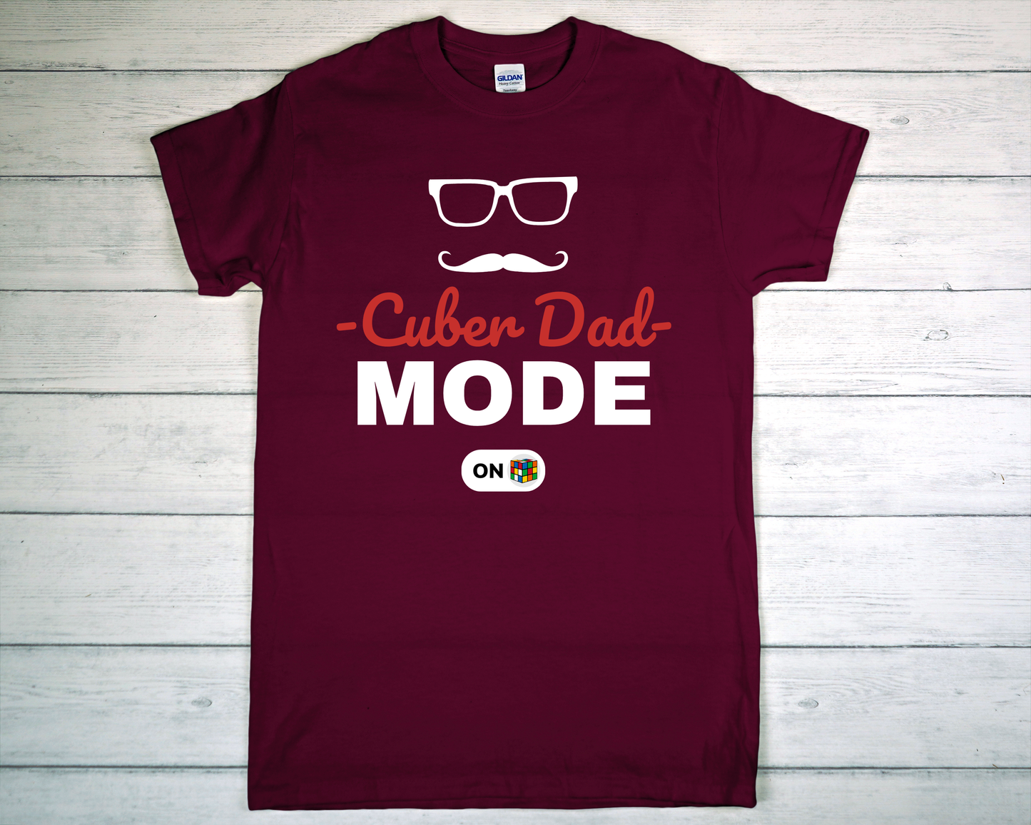 Cuber Dad Mode On Tee