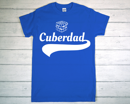 Cuber Dad swoosh tee