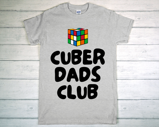 Cuber Dad Club with Colorful cube tee