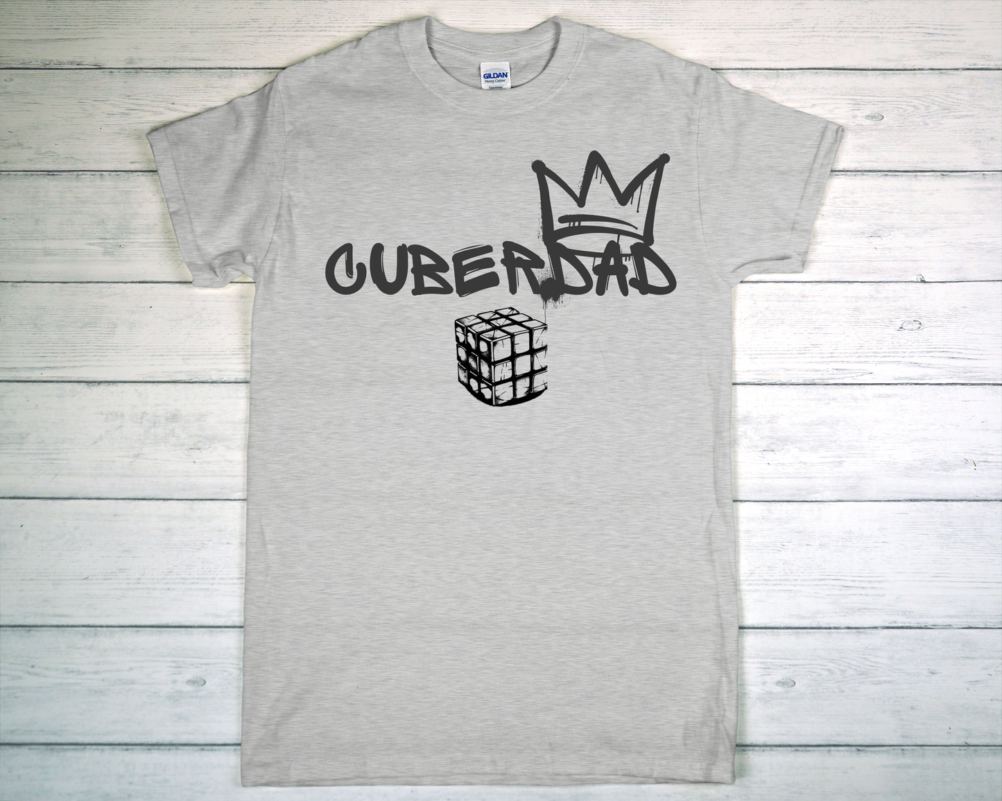 Cuber Dad Crown Tee