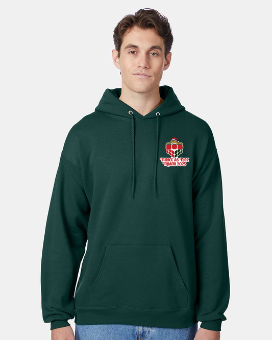 Thrice as Nice Miami Cubing Cubers Pocket design HOODIE