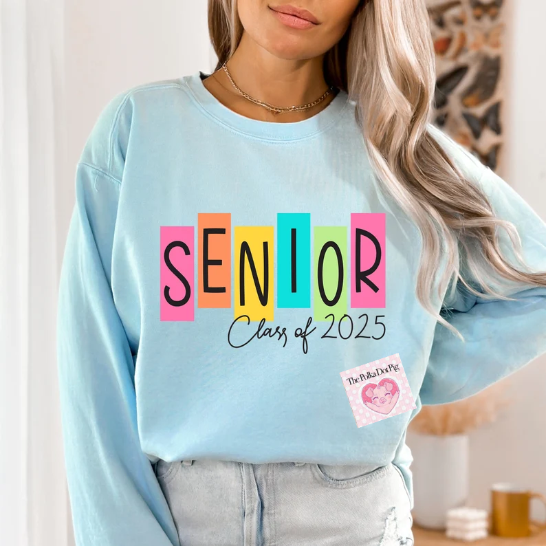 Senior Color Block 2025 Shirt