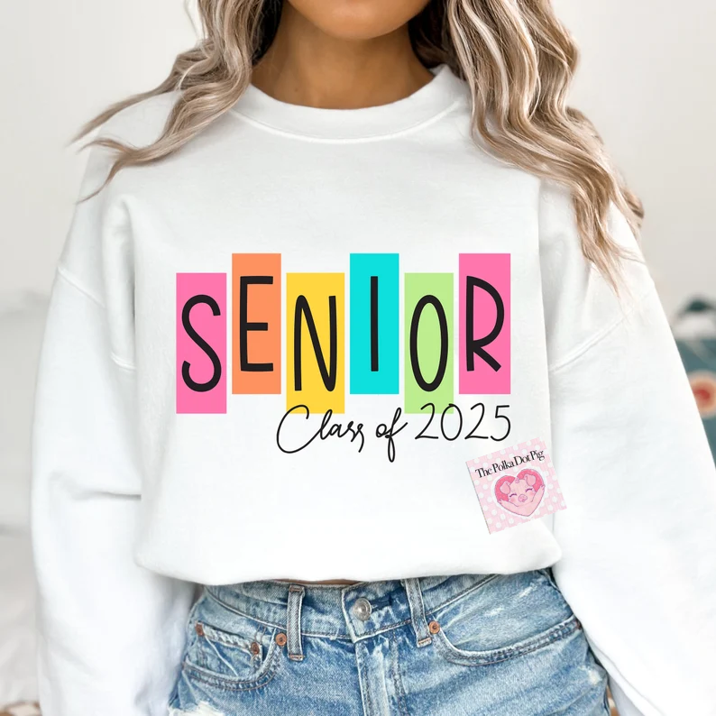 Senior Color Block 2025 Shirt