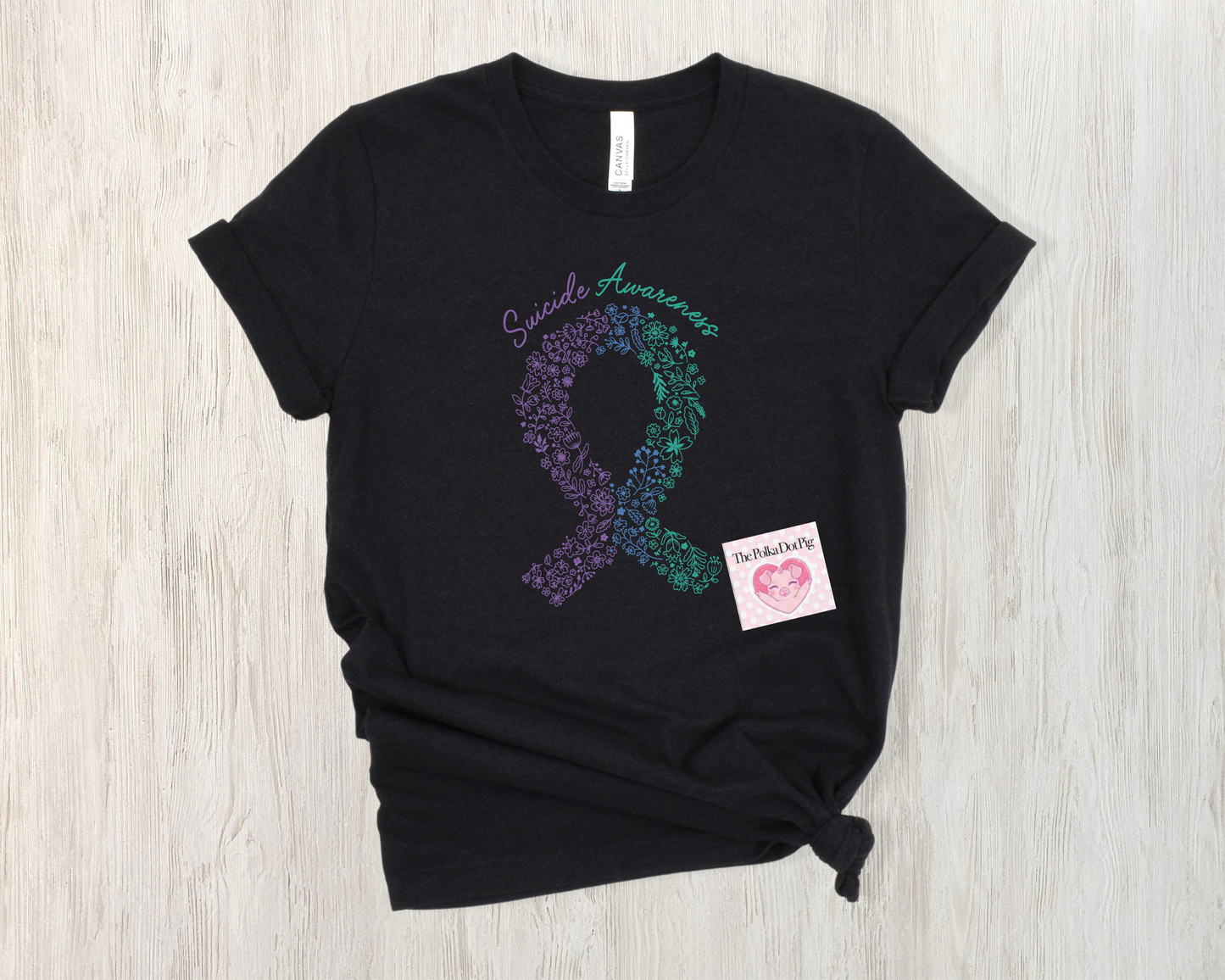 Suicide Awareness Ribbon Shirt