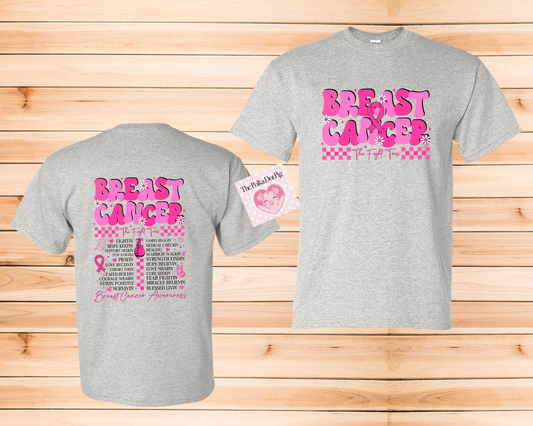 Breast Cancer The Fight Tour Shirt