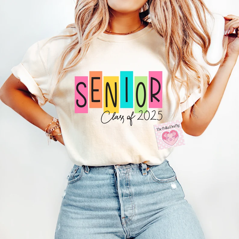 Senior Color Block 2025 Shirt