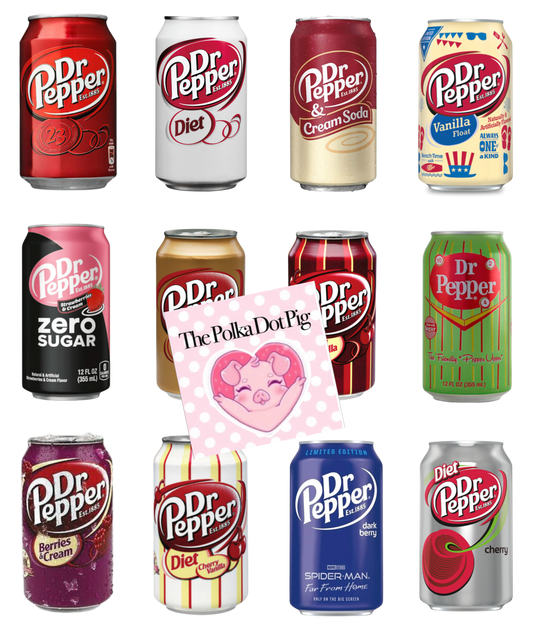 Dr Pepper  DTF or Sublimation Transfer ONLY