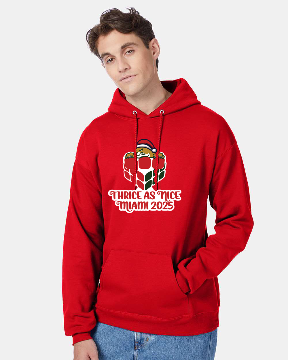 Thrice as Nice Miami Cubing Cubers full front design Hoodie (Copy)