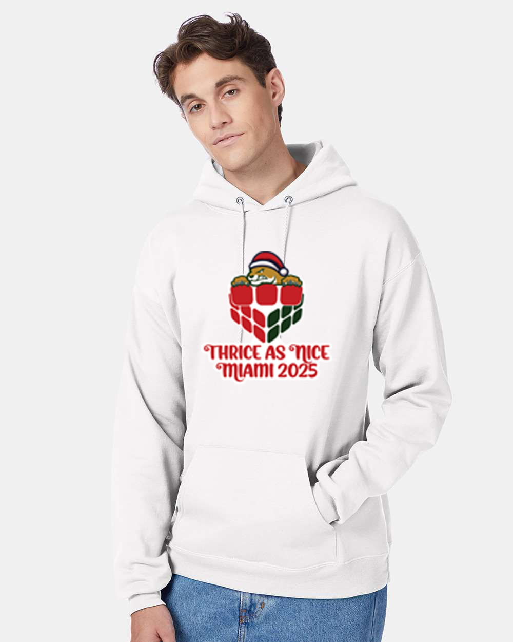 Thrice as Nice Miami Cubing Cubers full front design Hoodie (Copy)