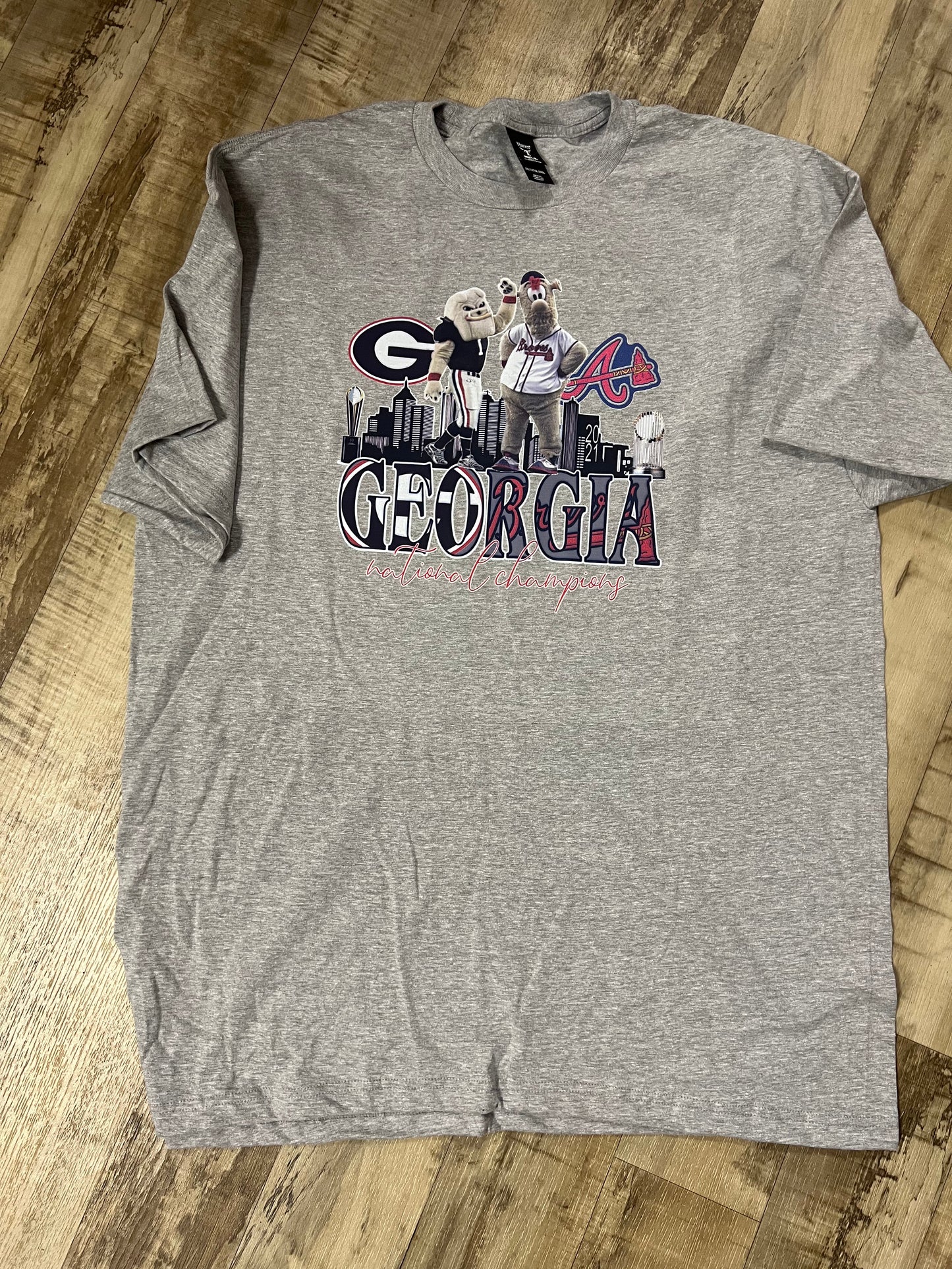 Mascots Georgia champions tshirt