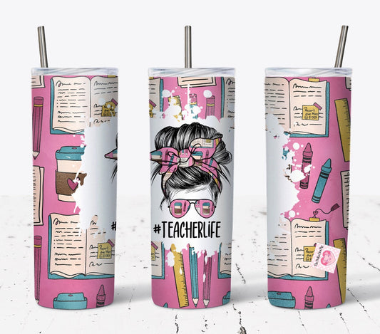 Teacher Life Tumbler