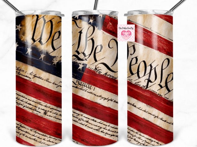 We the people tumbler