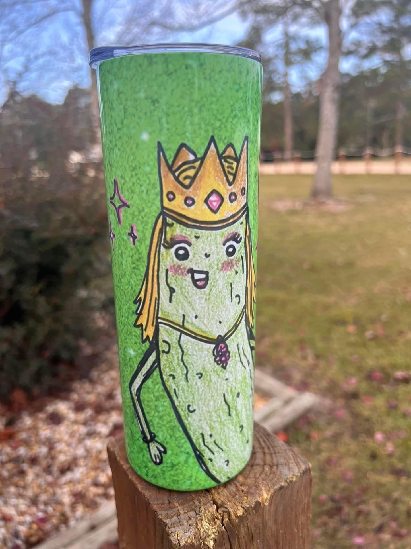 Pickle princess  tumbler