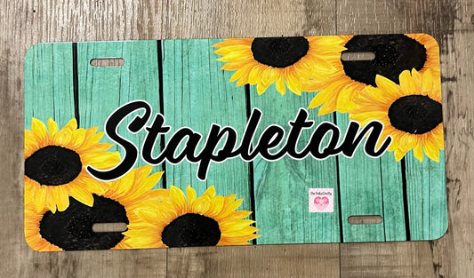 Sunflower Tag with personalization